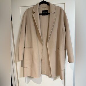 Massimo Dutti overcoat/blazer in tan